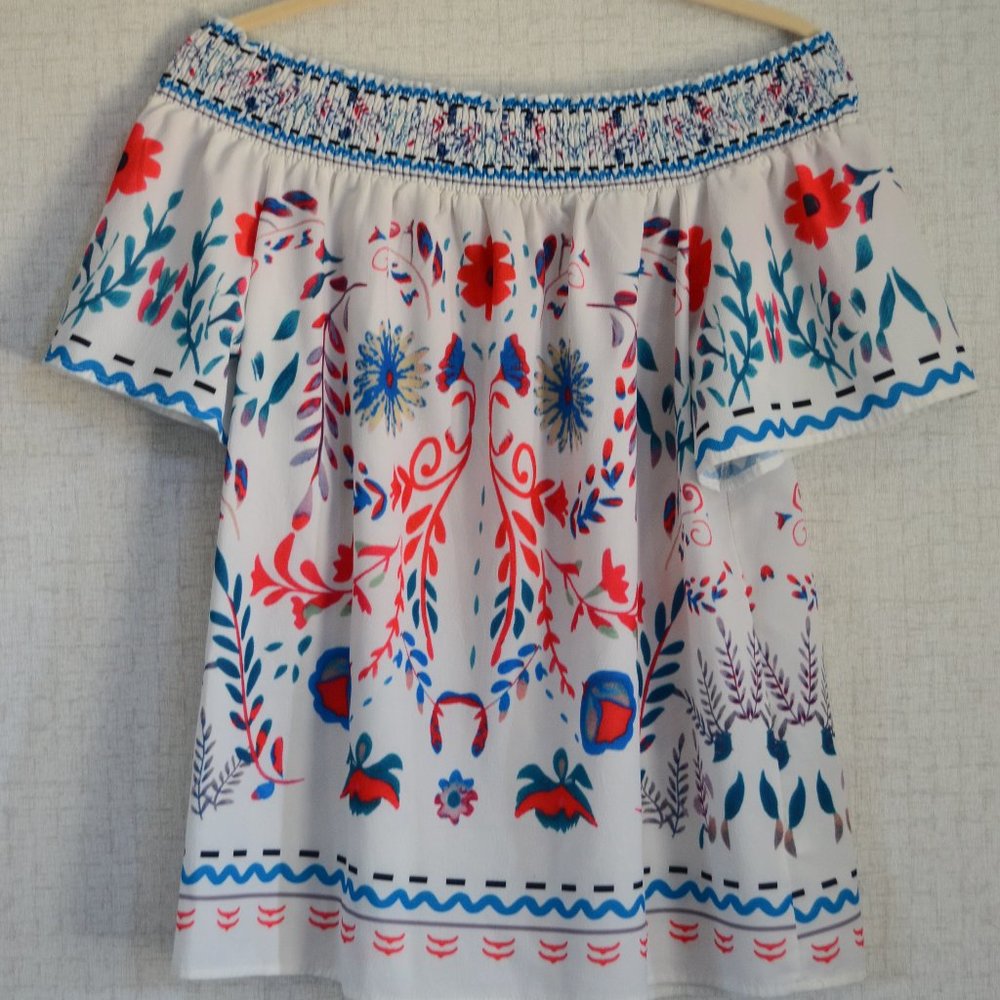 Boho Floral Top